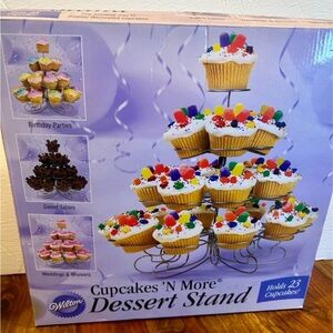 Wilton Silver Party Decorations Dessert Stand